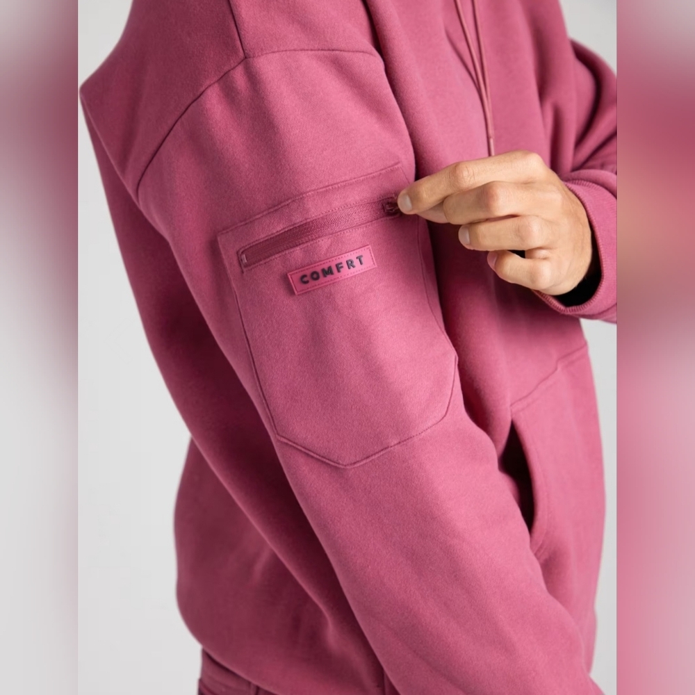 Women's Pink Hoodie - Picture 4 of 4